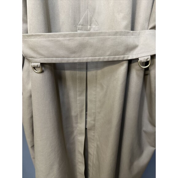 Burberrys of London Trench Coat Beige with Removable Liner Sz 44 Long - Picture 16 of 16